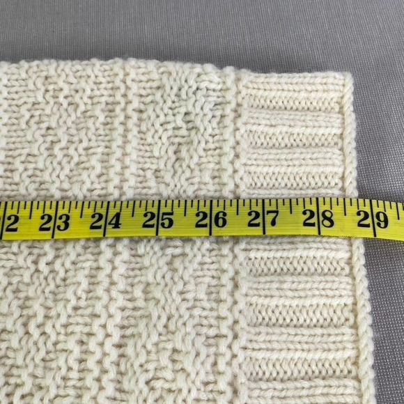 Lauren Ralph Lauren hand‎ knit shawl collar wool sweater - Picture 9 of 10